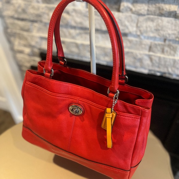 Vintage Coach Park Leather Carryall - Picture 4 of 17